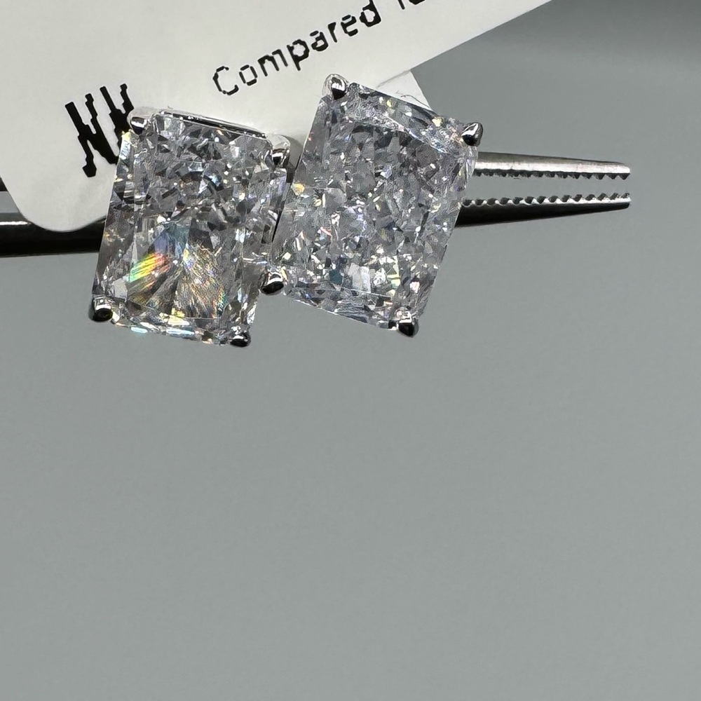 1.5ct Radiant Studs - Picture 14 of 14